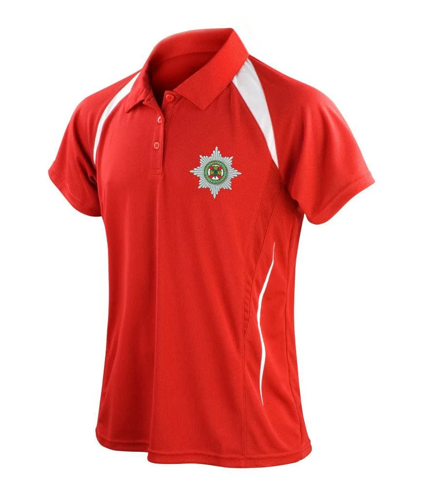 Irish Guards Unisex Team Performance Polo shirt 'Build Your Own Shirt'