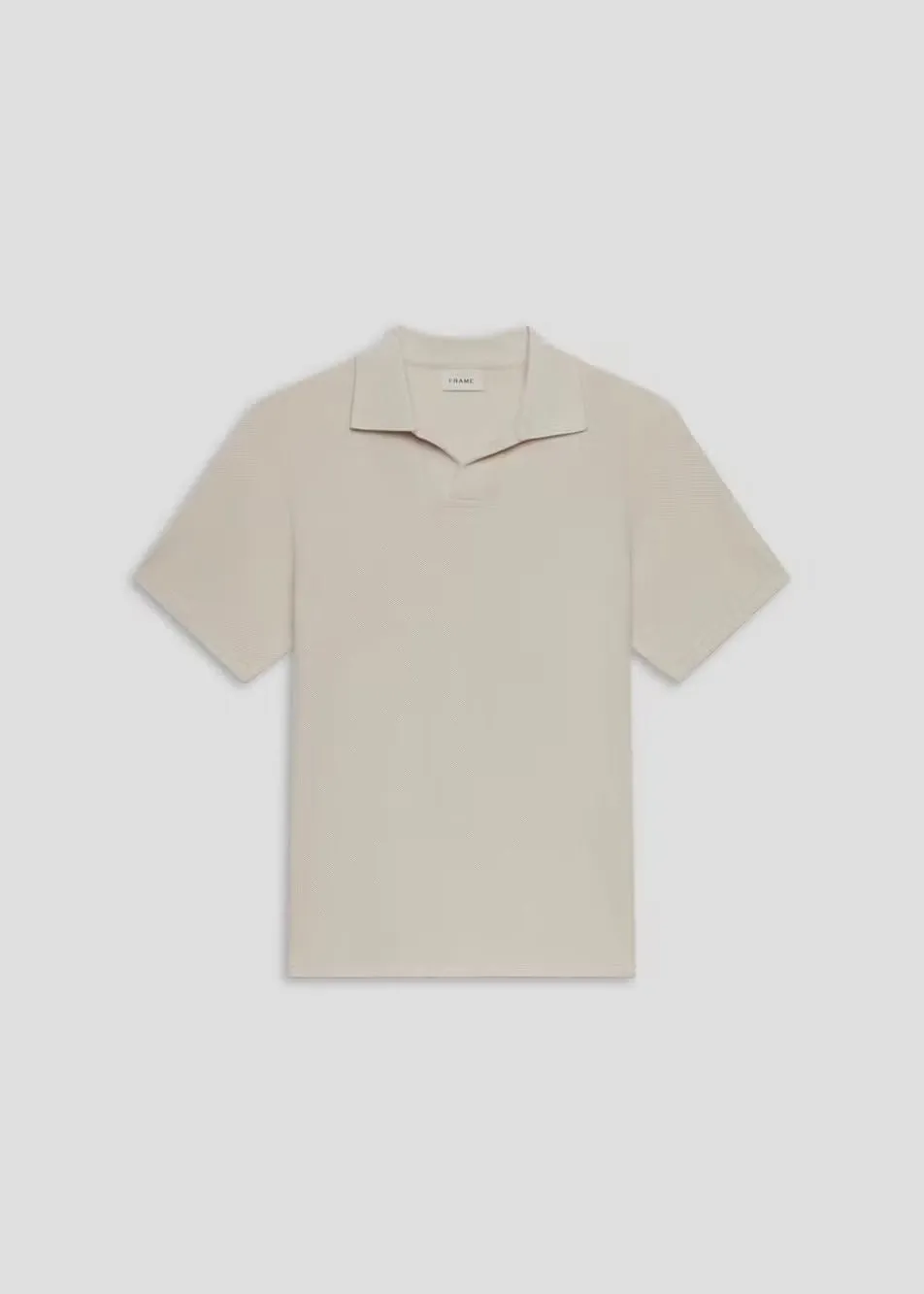 Jacquard Polo - Natural