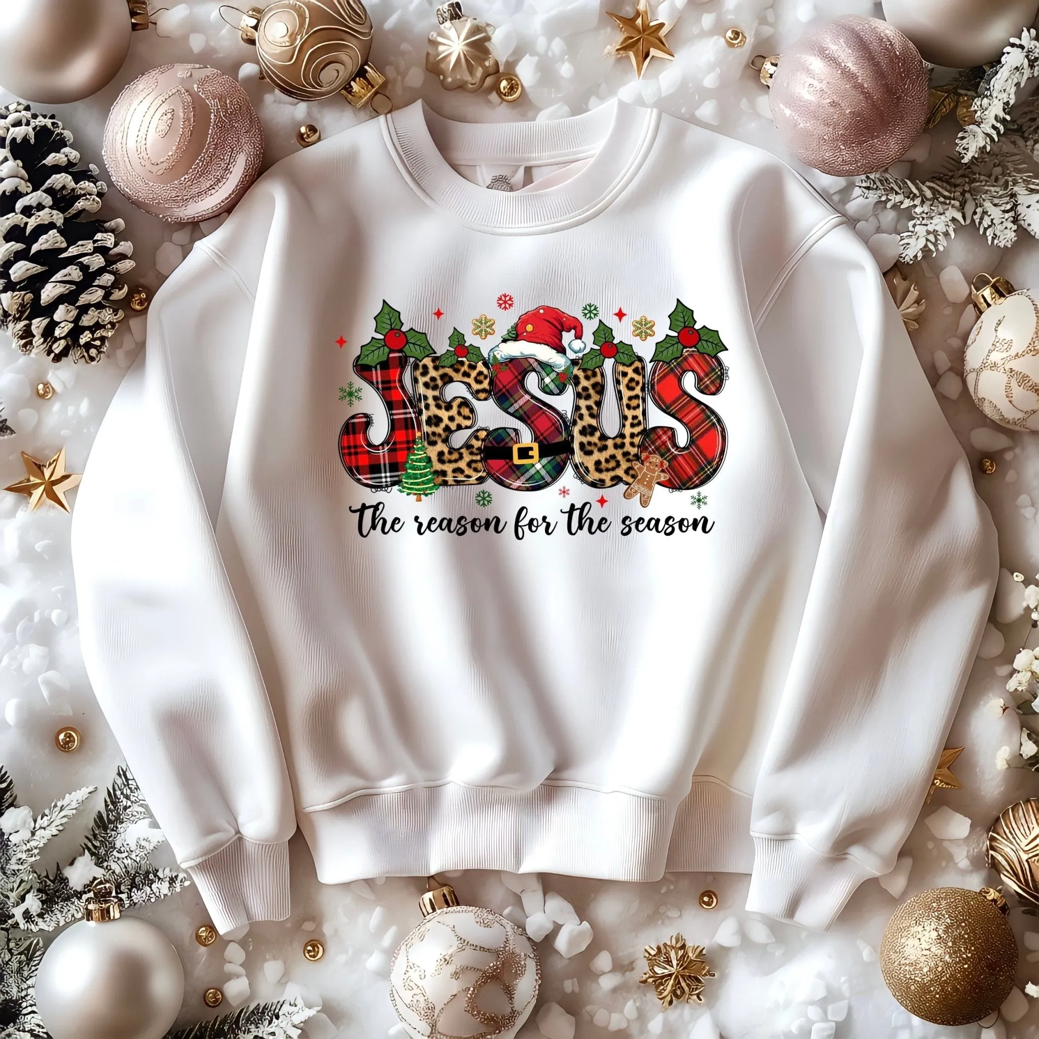 Jesus Is The Reason For The Season - Unisex Christmas Sweatshirt