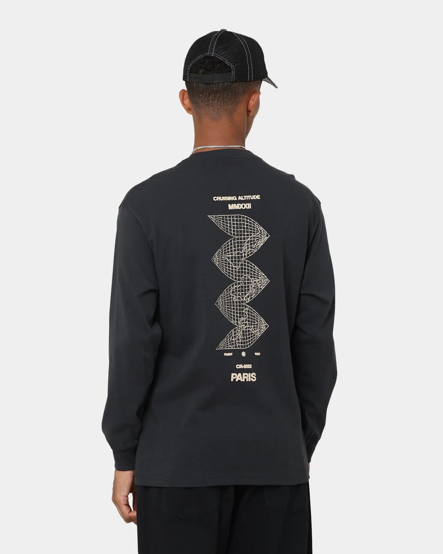 Jordan Flight Heritage 85 Graphic Crewneck Off Noir/Rattan