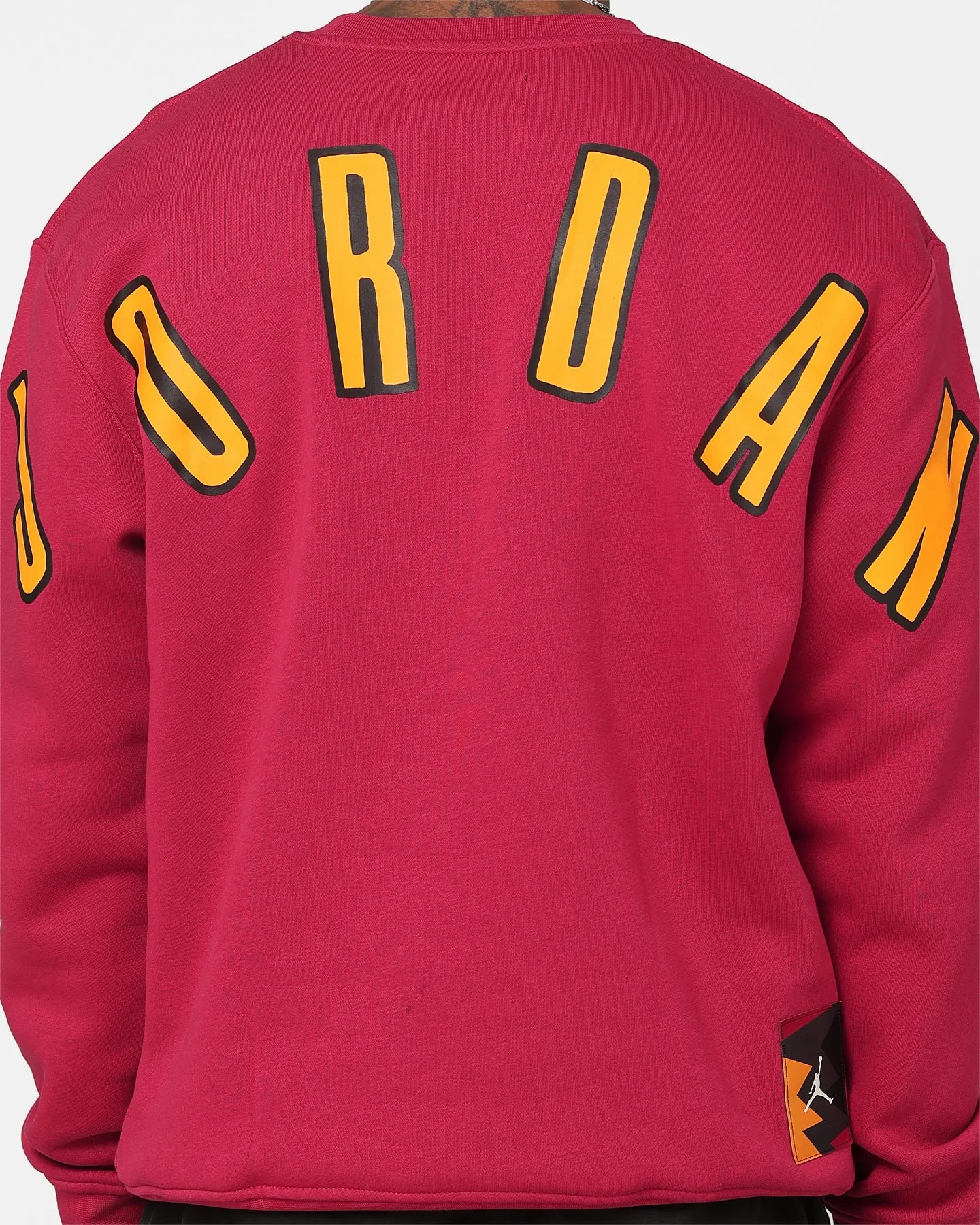 Jordan Flight MVP Graphic Fleece Crewneck Cardinal Red/Sail