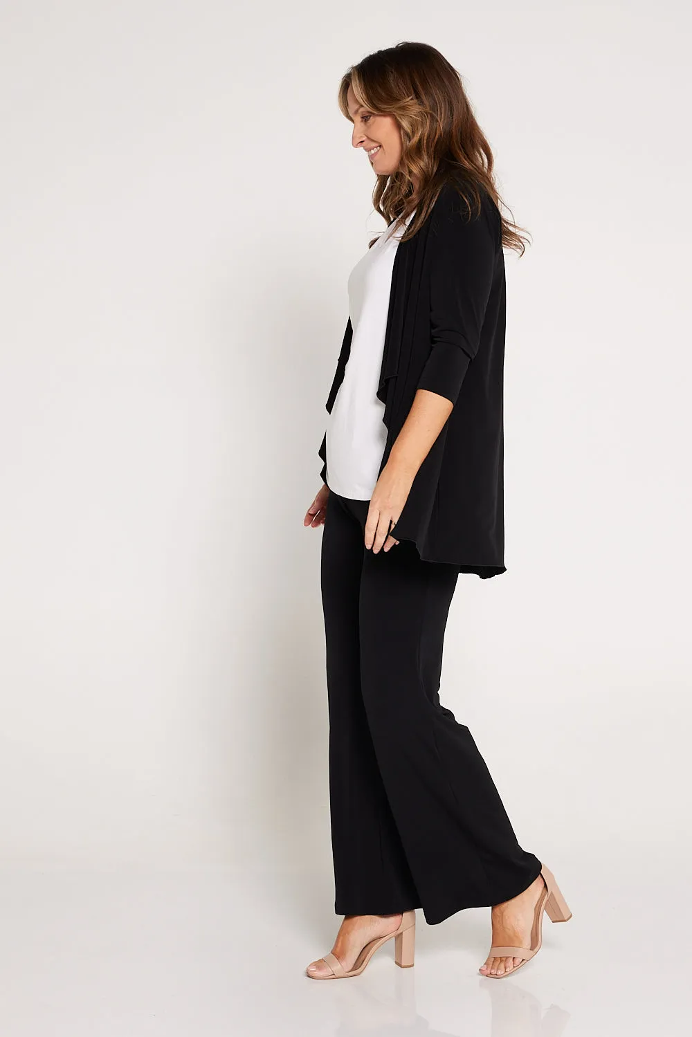 Kamala Wide Leg Pants - Black