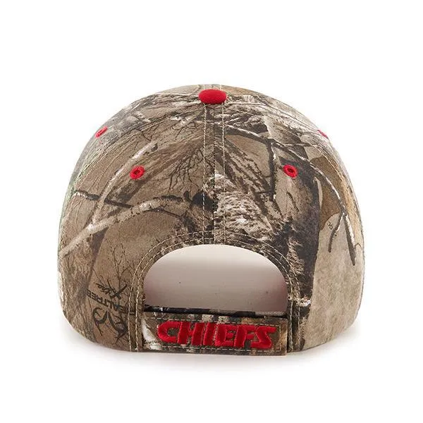 Kansas City Chiefs 47 Brand Realtree Camo Frost MVP Adjustable Hat Cap