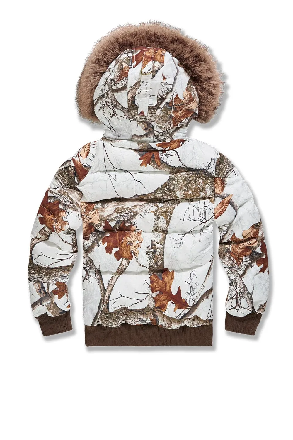 Kids Cross Bay Bomber Jacket (Snow Camo)