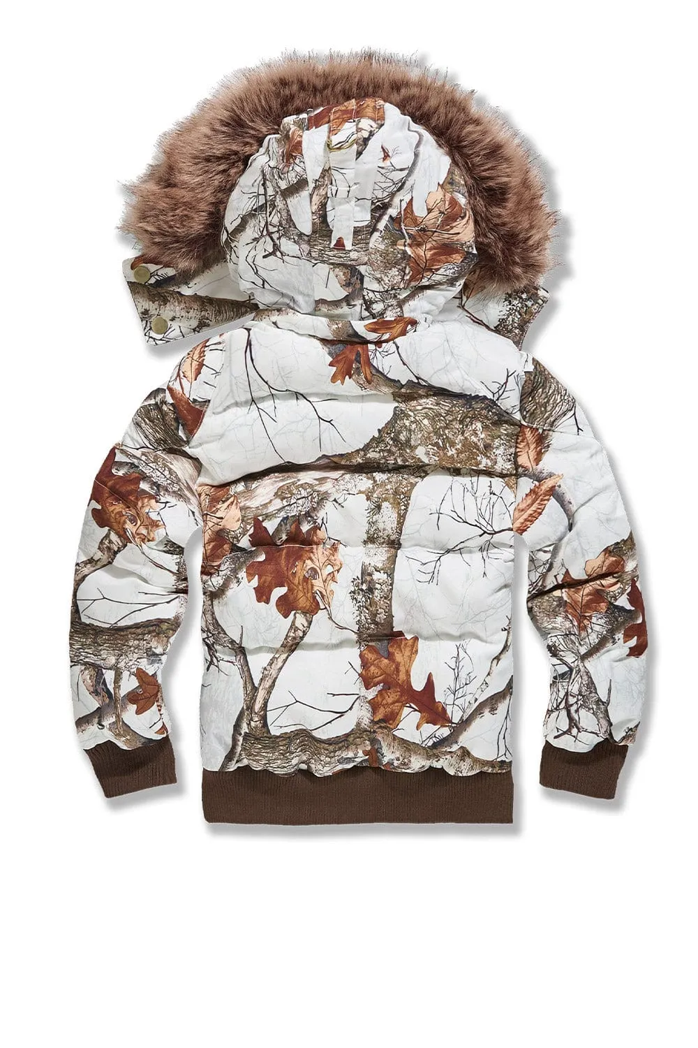 Kids Cross Bay Bomber Jacket (Snow Camo)