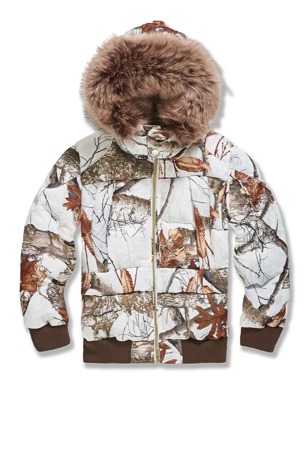 Kids Cross Bay Bomber Jacket (Snow Camo)