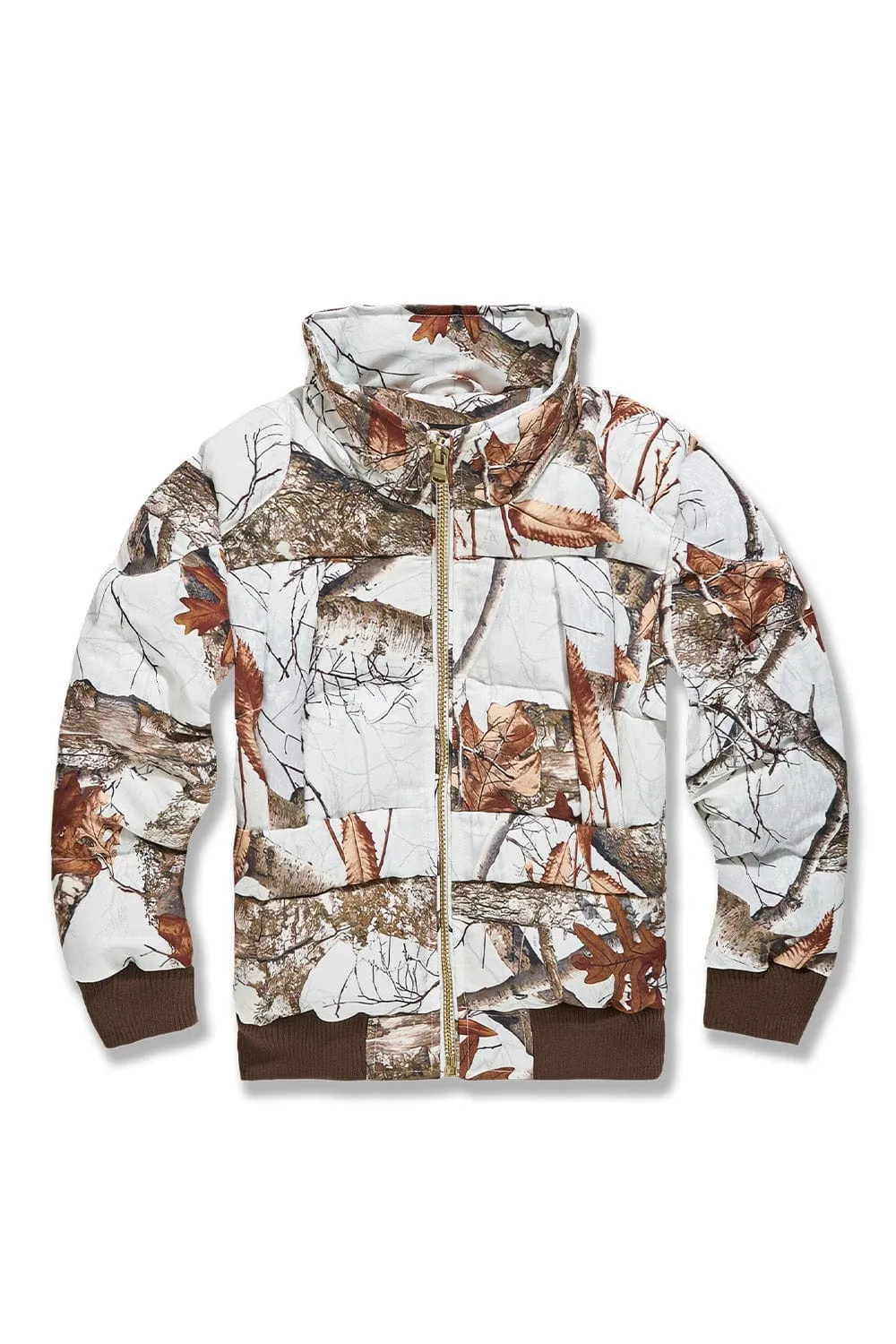 Kids Cross Bay Bomber Jacket (Snow Camo)