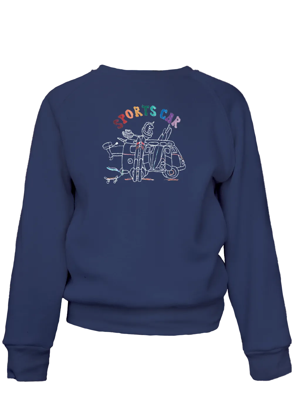 Kid's Sports Car Classic Crew Pullover