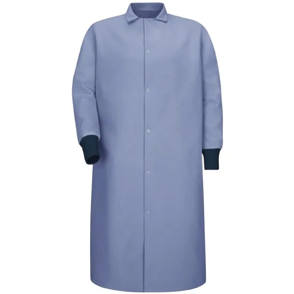 KS60 Gripper Front Butcher Coat - No Pockets