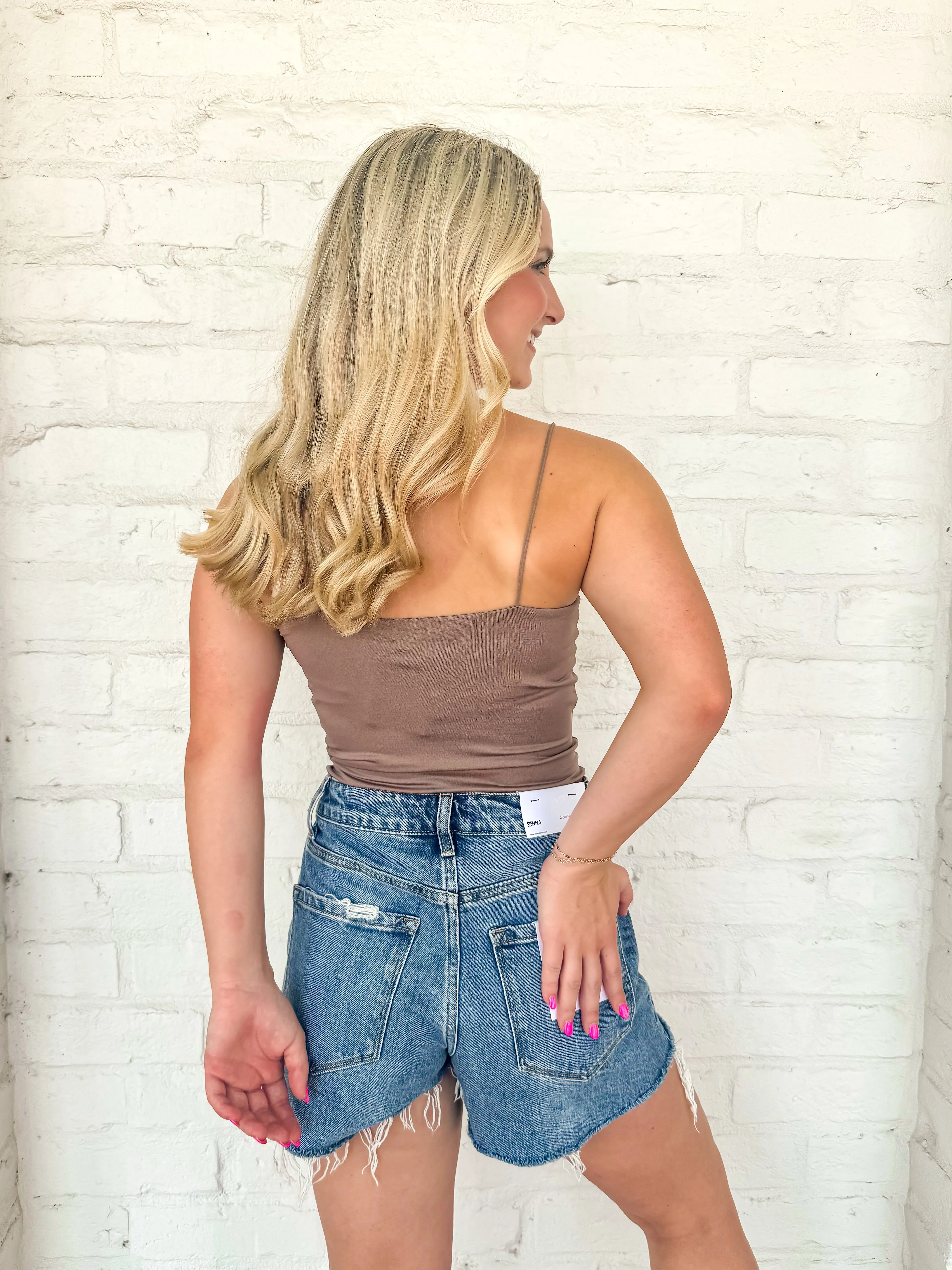 Laid Back Bodysuit Taupe