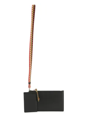 Lanvin double pouch with strap