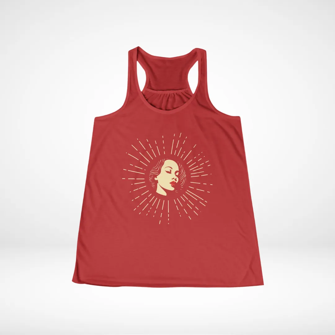 Let Your Light So Shine Women's Flowy Racerback Tank