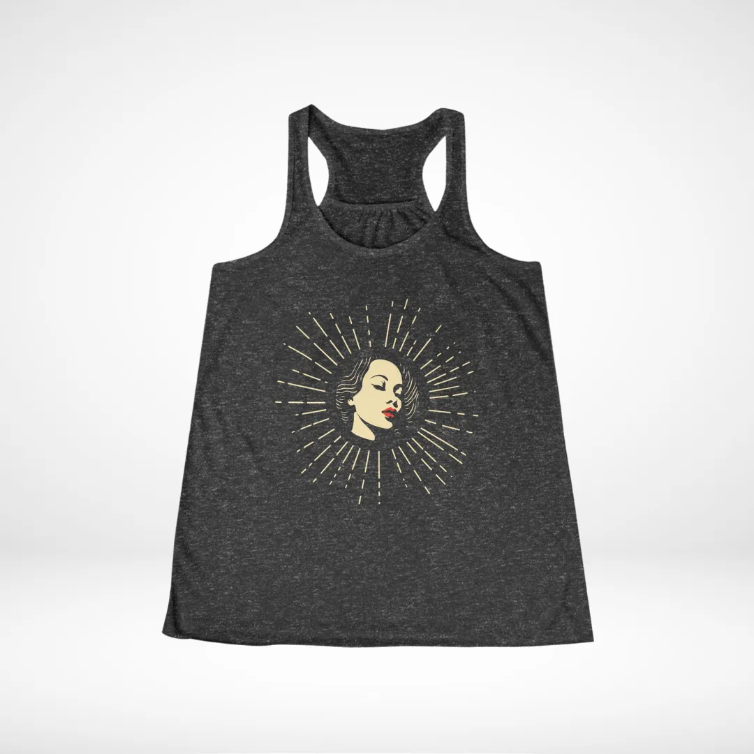 Let Your Light So Shine Women's Flowy Racerback Tank