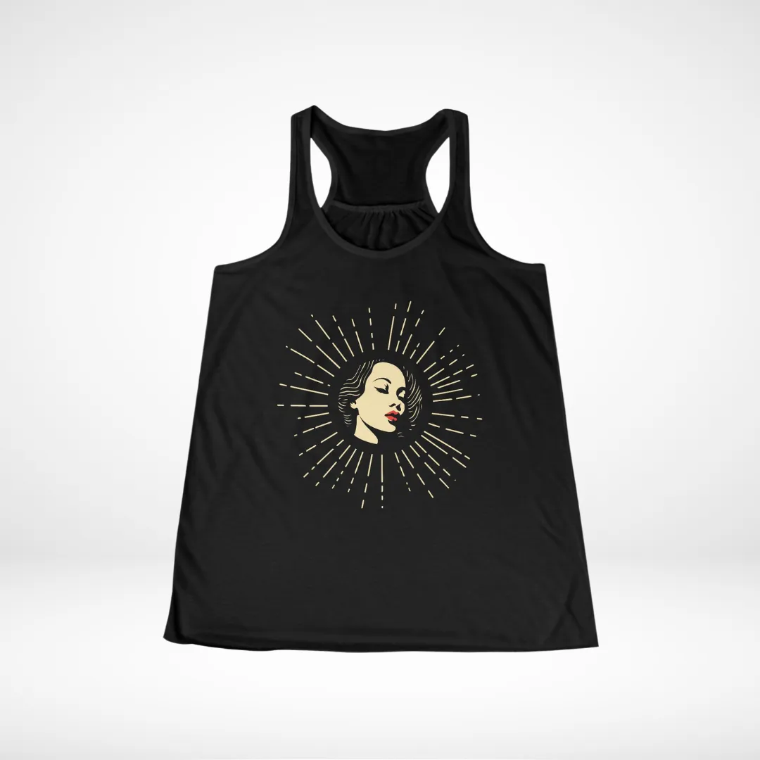 Let Your Light So Shine Women's Flowy Racerback Tank