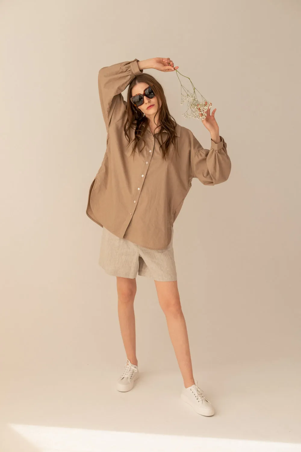 Linen Shirt Taupe