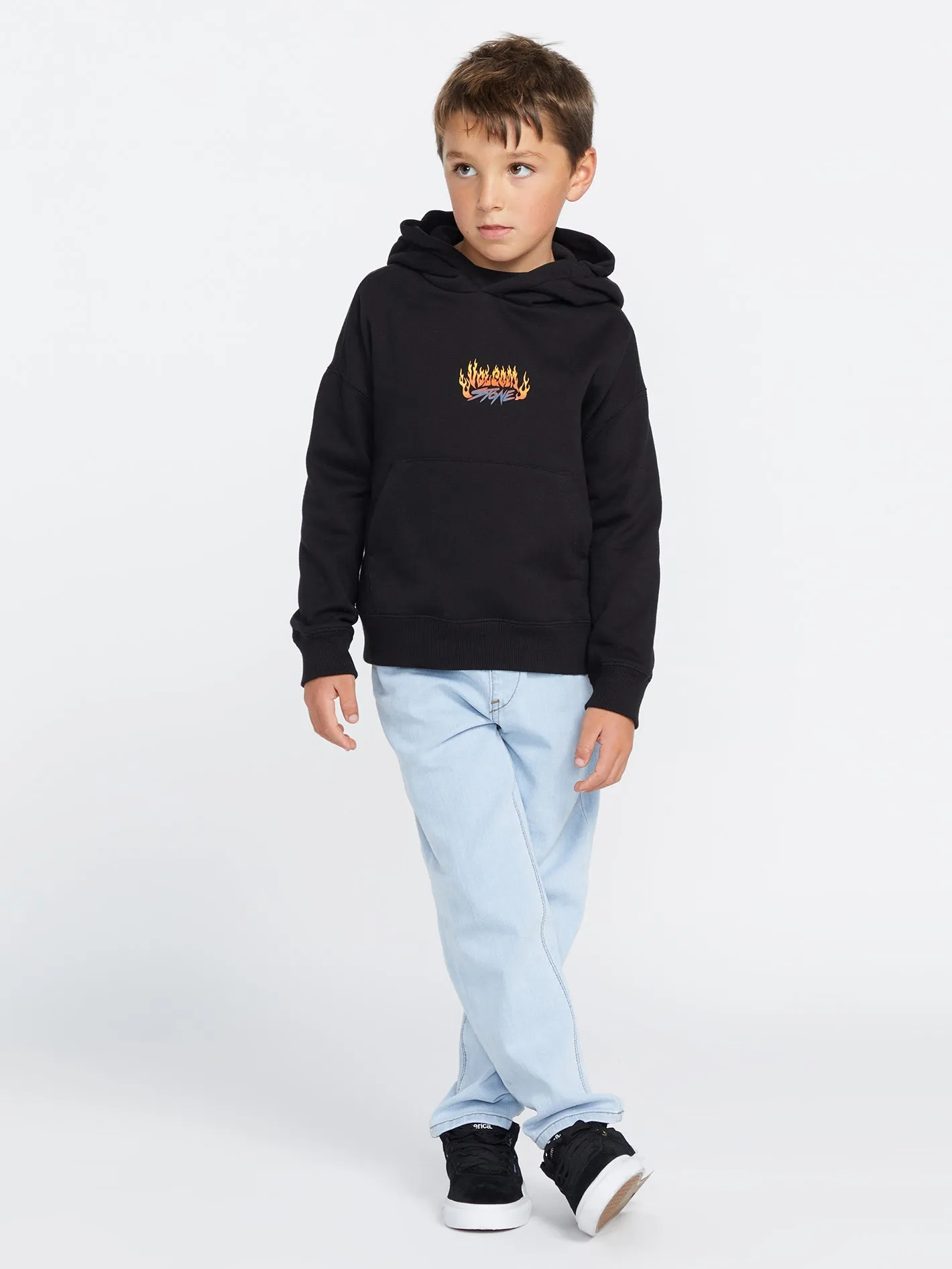 Little Boys Trux Hoodie - Black