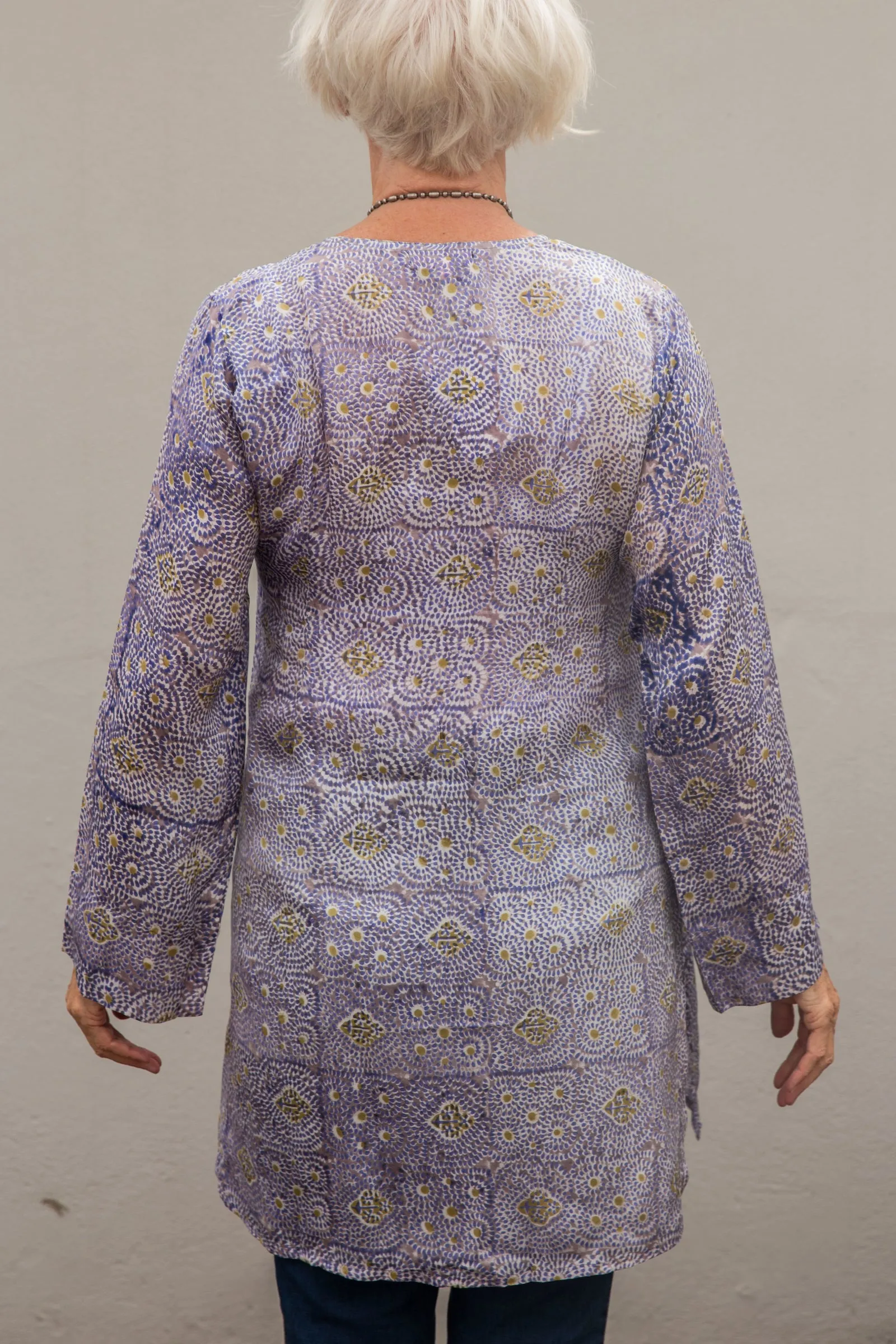 Lumar Tunic Hand Block Printed Bamboo - Last Few Only Size 12