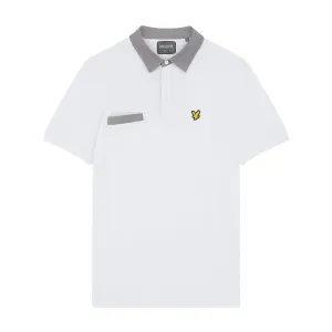 Lyle & Scott Aviemore Polo - White/ Rock Grey