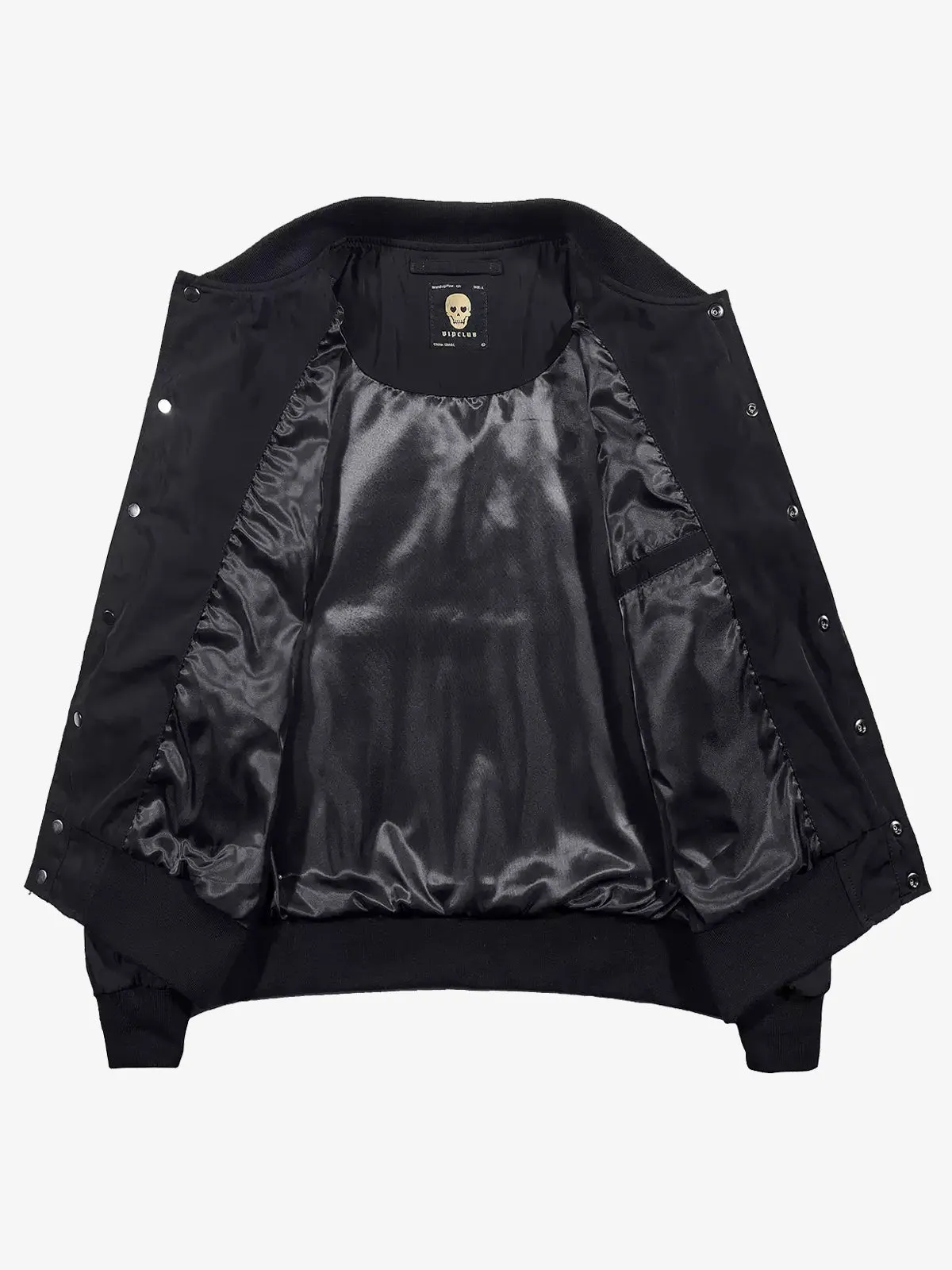 MA-1 Skull Embroidered Bomber Jacket