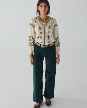 Maison Hotel Paula Cottage Emerald Trousers