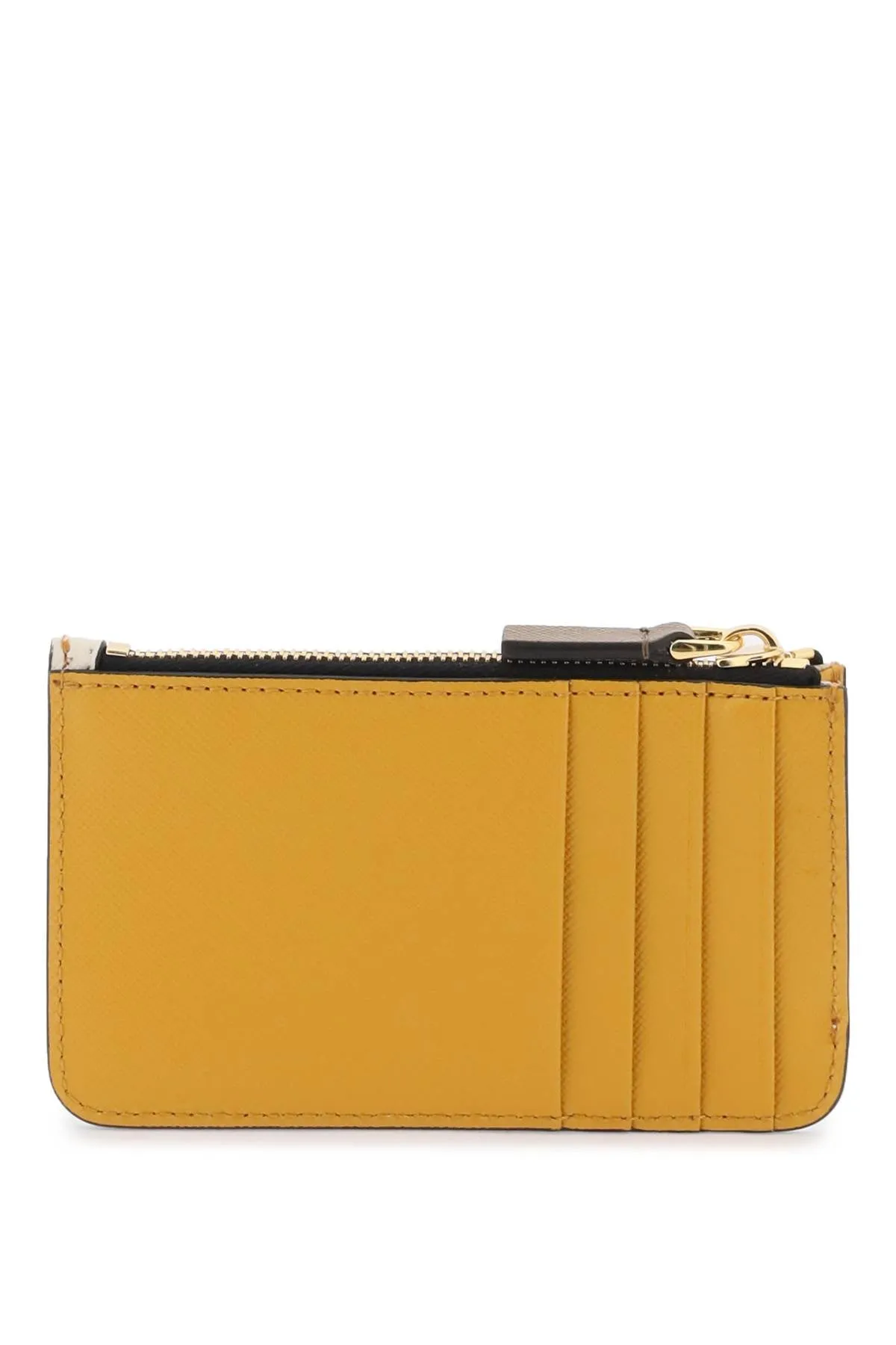 Marni tricolor zippered cardholder