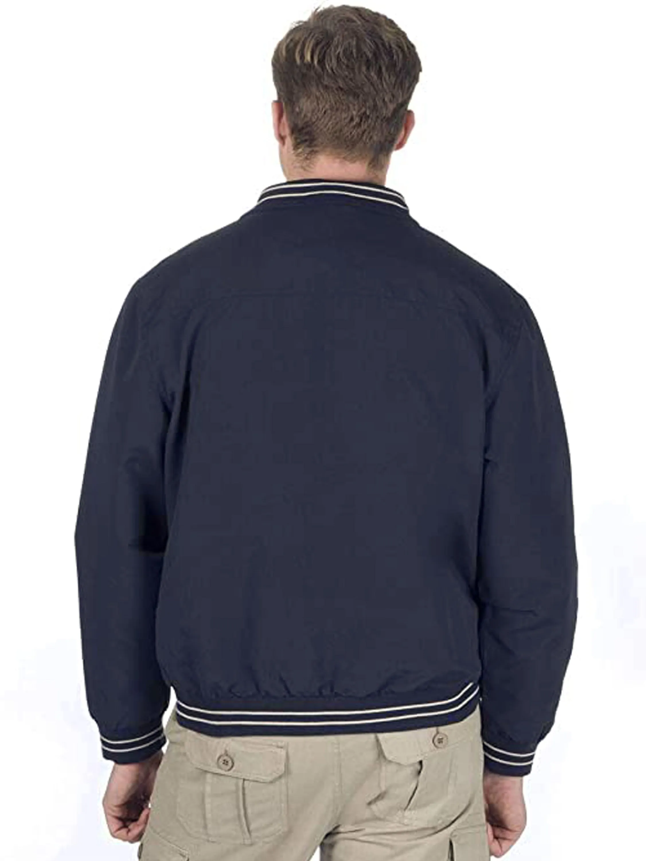 Mens Classic Casual Golf Bomber Jacket