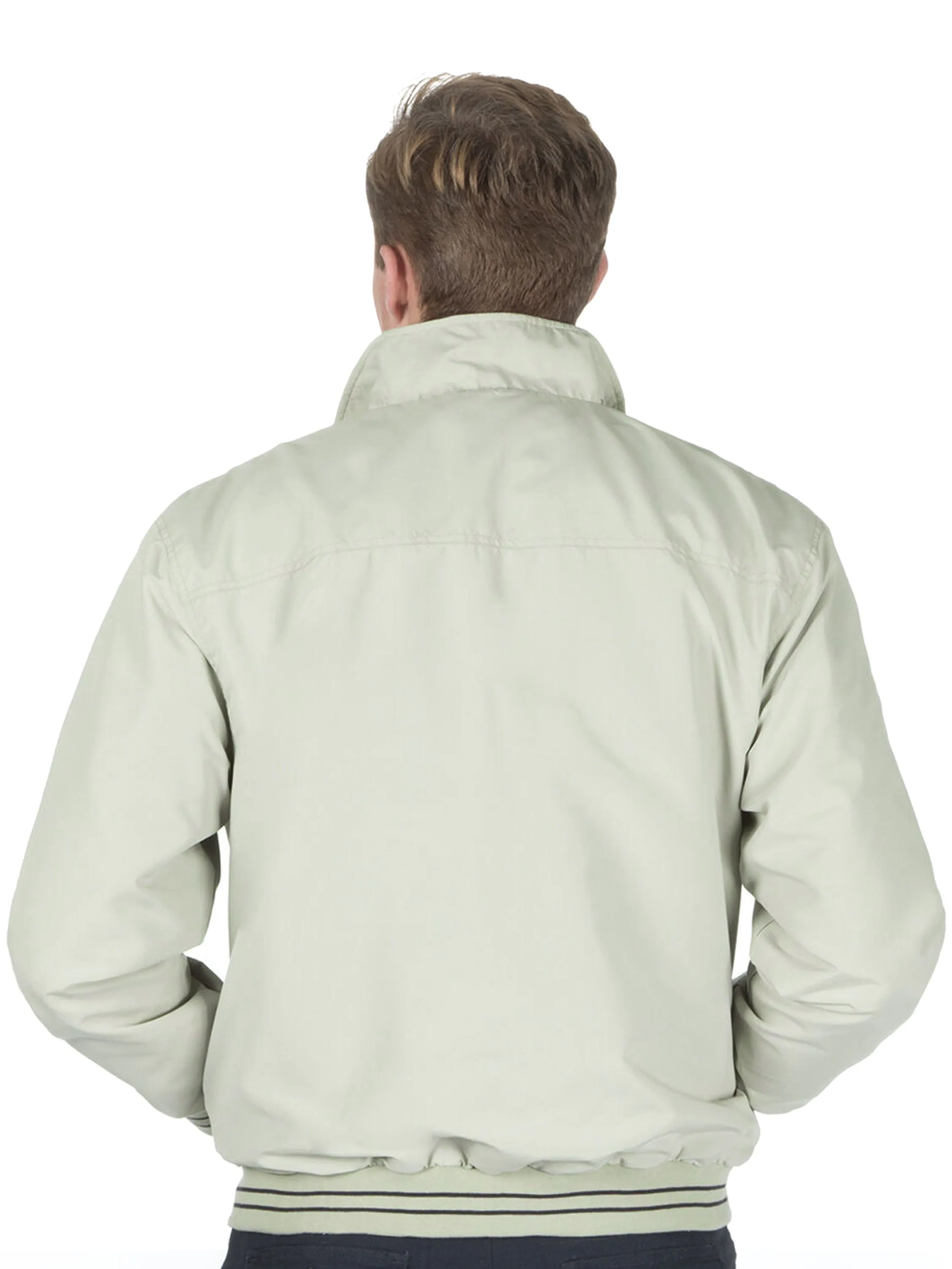 Mens Classic Casual Golf Bomber Jacket