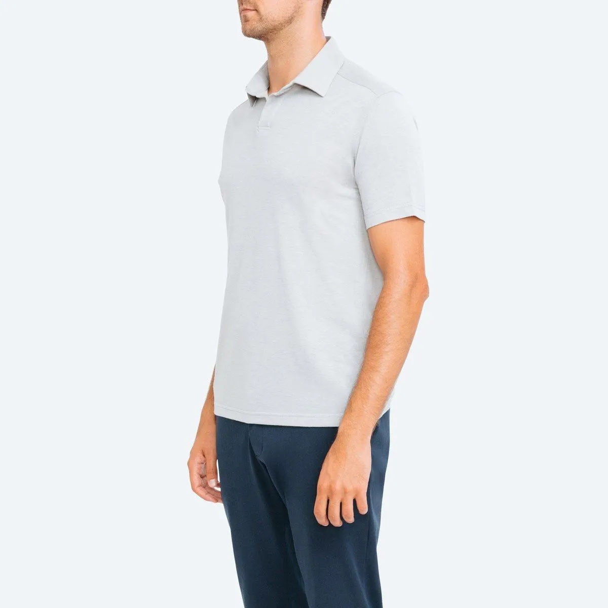 Men's Composite Slim Fit Polo - Grey