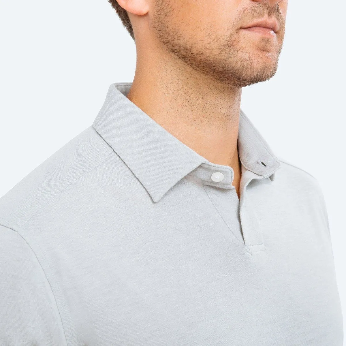 Men's Composite Slim Fit Polo - Grey