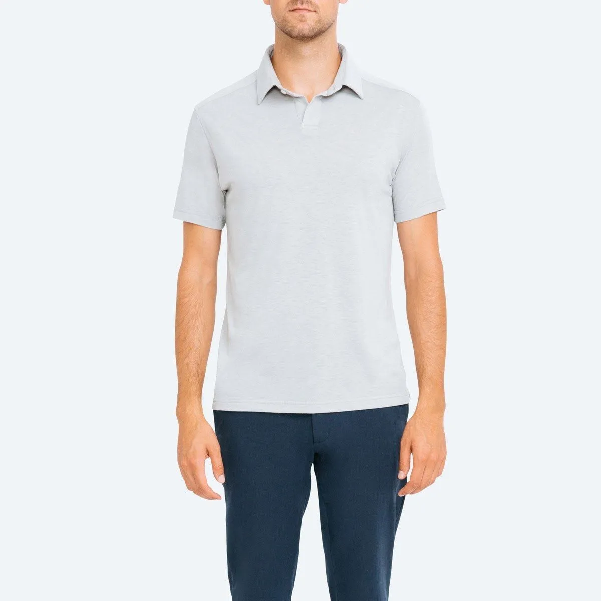 Men's Composite Slim Fit Polo - Grey