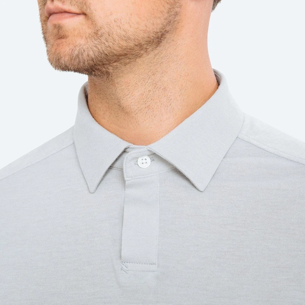 Men's Composite Slim Fit Polo - Grey