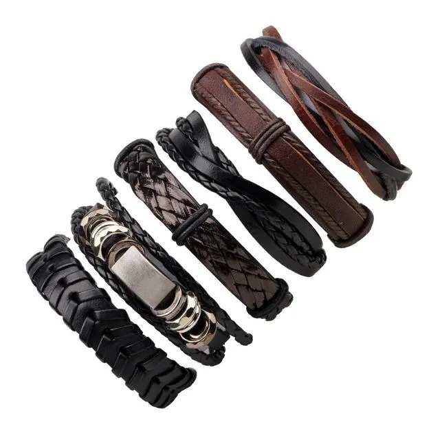 Mens Leather Bracelets