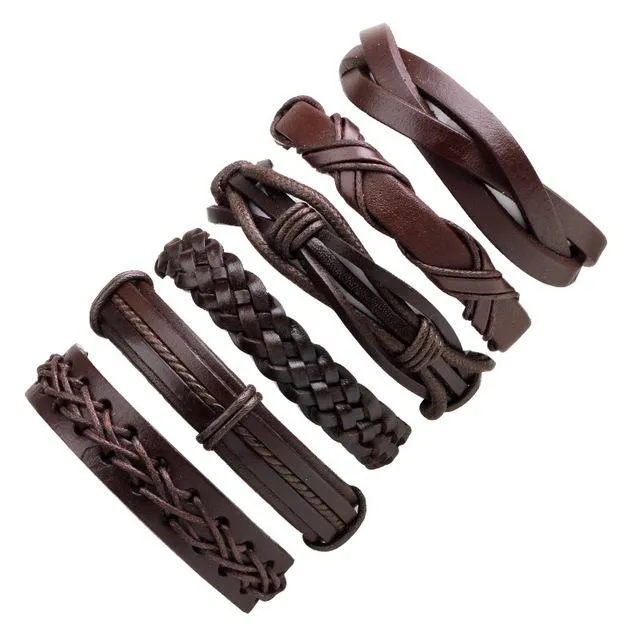 Mens Leather Bracelets