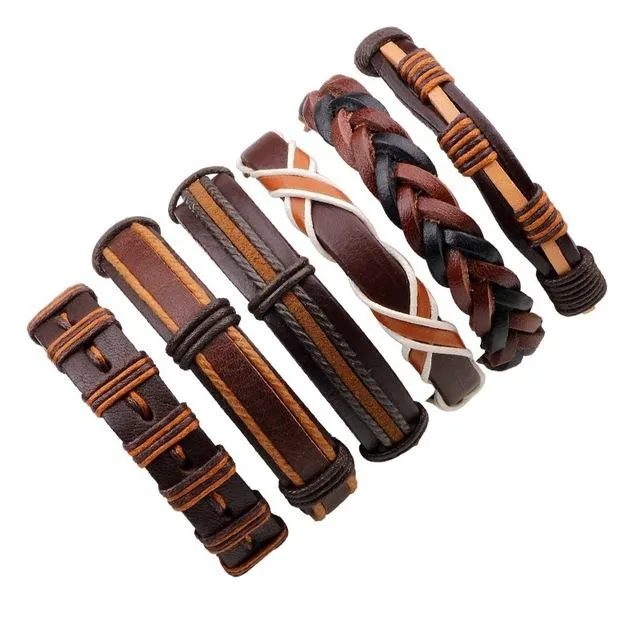 Mens Leather Bracelets