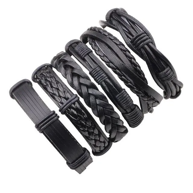 Mens Leather Bracelets