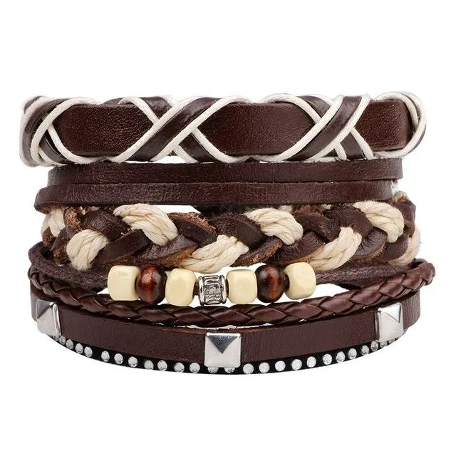 Mens Leather Bracelets