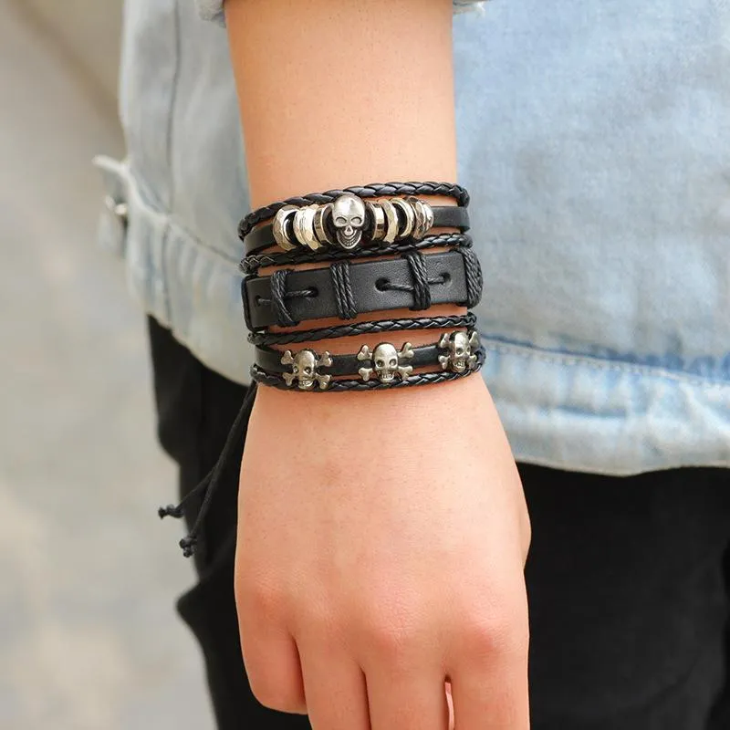 Mens Leather Bracelets