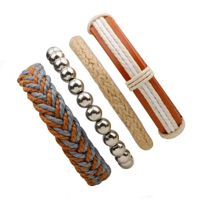 Mens Leather Bracelets