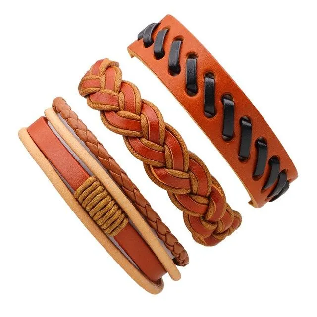 Mens Leather Bracelets