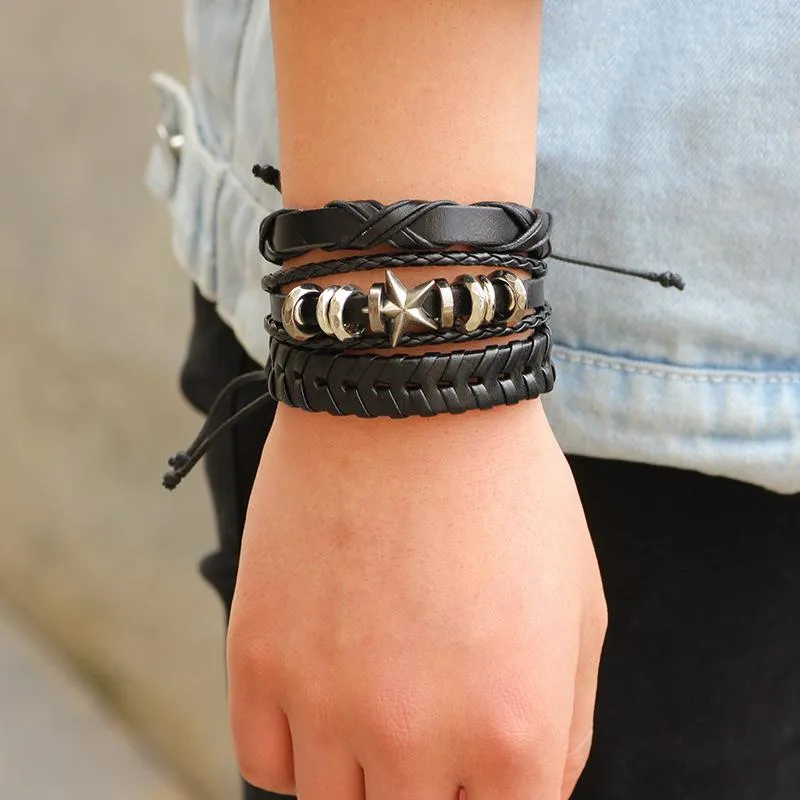 Mens Leather Bracelets