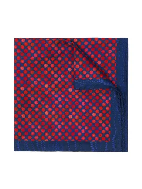 Men's Pocket Square in Cherry Cactus