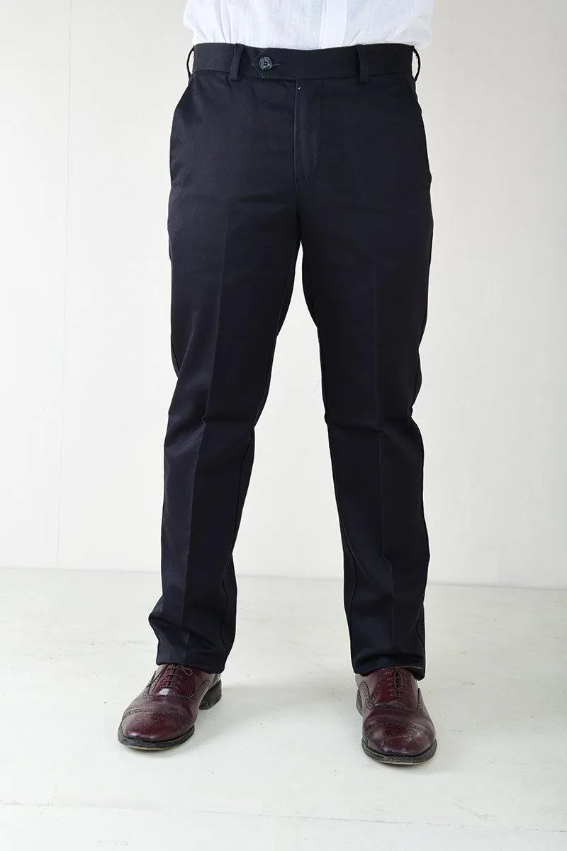 Men's Semi Formal Smart Fit No Iron Ironezee Cotton Trousers