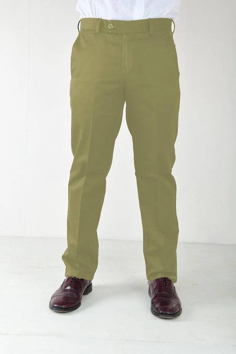 Men's Semi Formal Smart Fit No Iron Ironezee Cotton Trousers