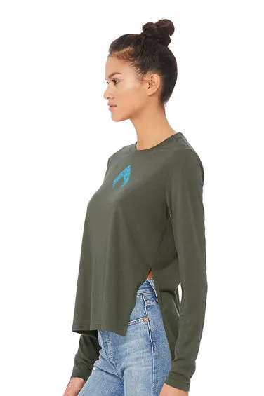 Mera Side Slit Long Sleeve Tee