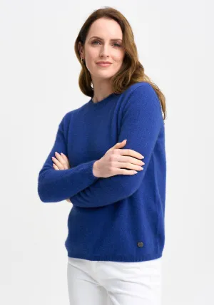 Merinomink Mia Crew Sweater in Merino Wool and Possum Fur