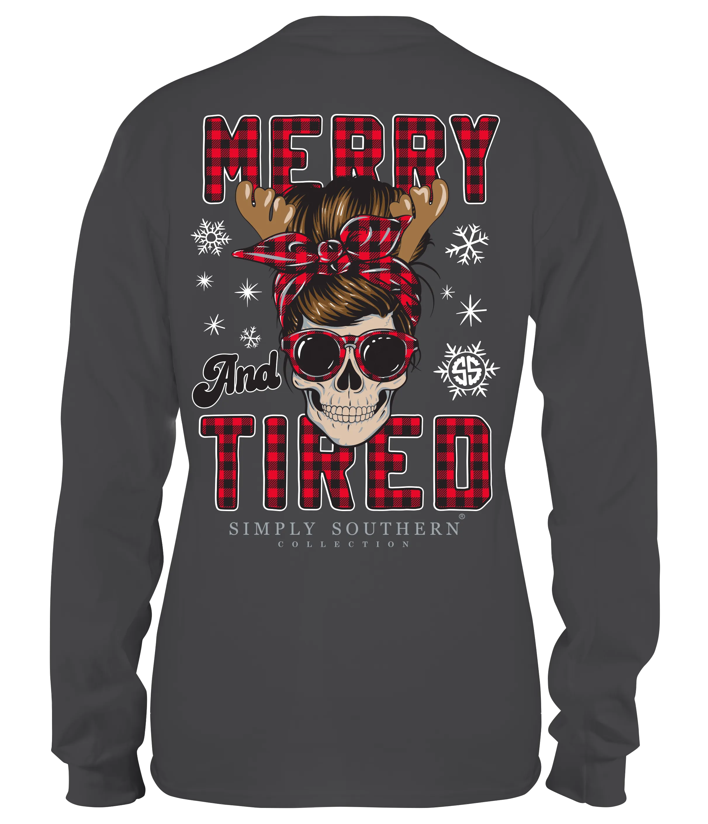 'Merry and Tired' Long Sleeve Tee by Simply Southern