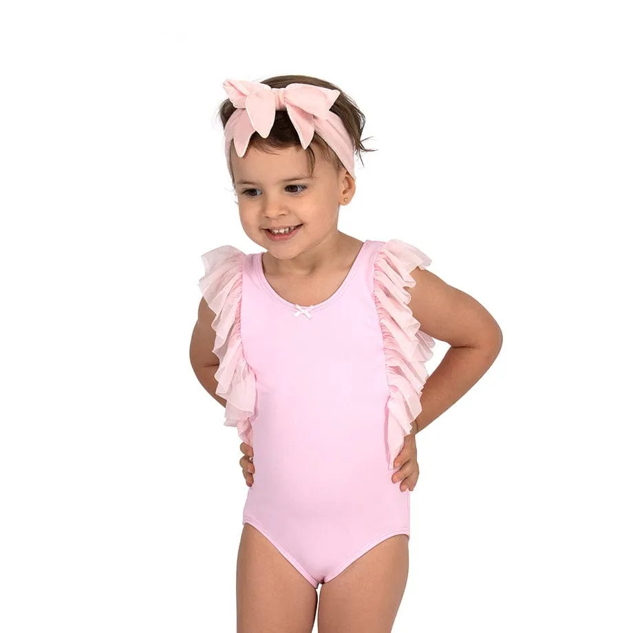 MiGARU L-M06 Child's Takara Gathered Ruffles Leotard