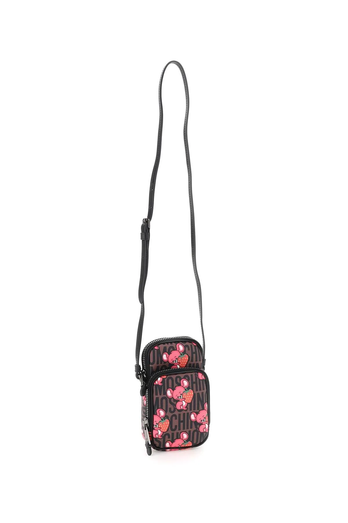 Moschino 'illustrated animals' crossbody phone holder