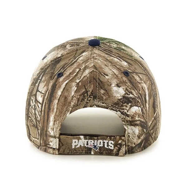 New England Patriots 47 Brand Realtree Camo Frost MVP Adjustable Hat Cap