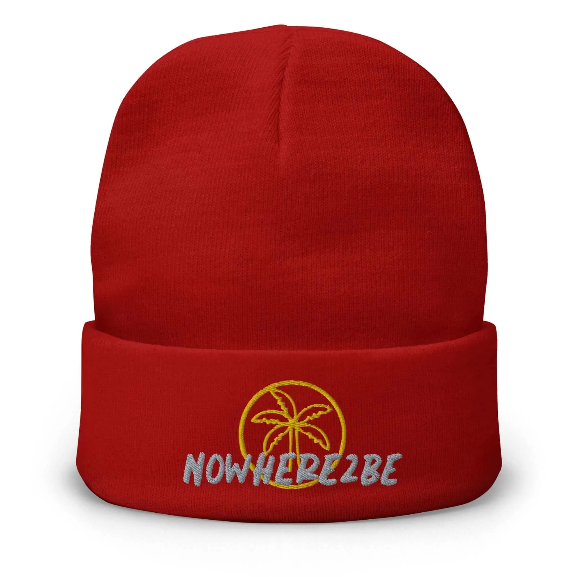 Nowhere2be Palm Tree Beanie for Cozy Style